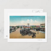 Lower Main StreetPetaluma, CAの空中表示 ポストカード (正面/裏面)