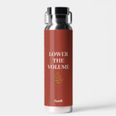 Lower the Volume Water Bottle | Minimalist  ウォーターボトル (正面)