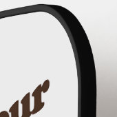 Lower Your Standards Until You Meet Your Goal ピックルボールラケット (左詳細)