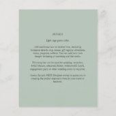 LOWEST BUDGET書道アンパサンド結婚の チラシ (裏面)