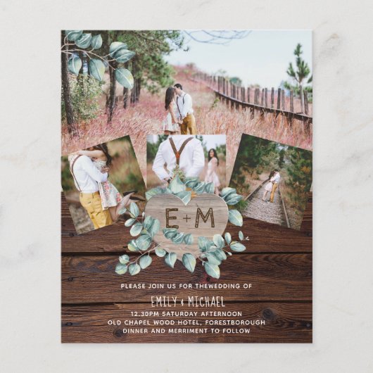 Lowest Budget 結婚's FLYER - PHOTO EUCALYPTUS チラシ (正面)