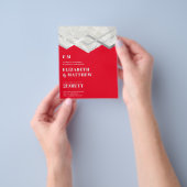 LOWEST BUDGET Red Silver'結婚s FLYER チラシ (手)