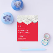 LOWEST BUDGET Red Silver'結婚s FLYER チラシ (シングル)