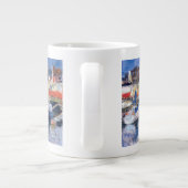 Lowestoft港の眺め ジャンボコーヒーマグカップ (裏面)