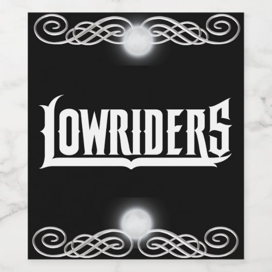 Lowrider ワインラベル (シングルラベル)