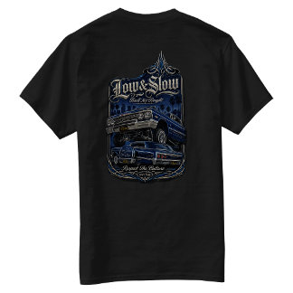 Lowrider Built Not BoughtバックプリントTシャツ Tシャツ