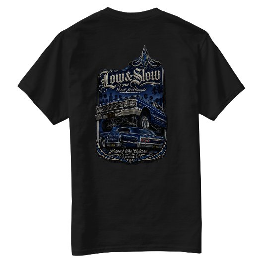 Lowrider Built Not BoughtバックプリントTシャツ Tシャツ