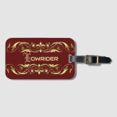 LowRider Car Floor Mat ラゲッジタグ (正面横)