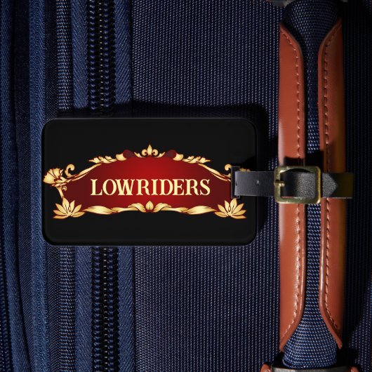 LowRider Car Floor Mat ラゲッジタグ (正面インサイチュ4)