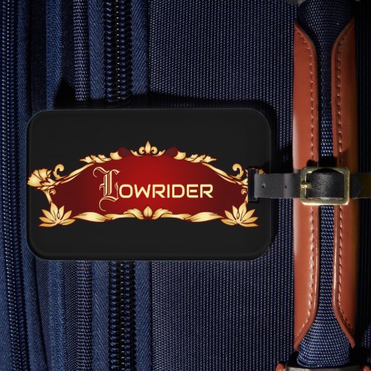 LowRider Car Floor Mat ラゲッジタグ (正面インサイチュ4)