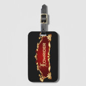 LowRider Car Floor Mat ラゲッジタグ (正面縦)