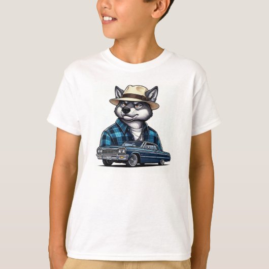 Lowrider Wolf Tシャツ (正面)