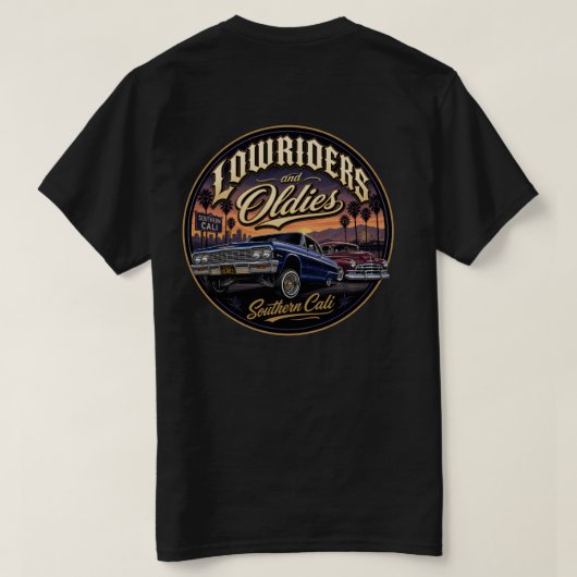 Lowriders and oldies Back hit Tシャツ (デザイン裏面)