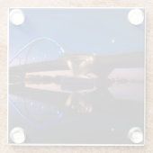 Lowryの日没 ガラスコースター (裏面)