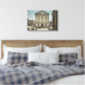 Lowry風のTodmorden Town Hall キャンバスプリント (インサイチュ (寝室))