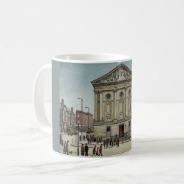Lowry風のTodmorden Town Hall コーヒーマグカップ