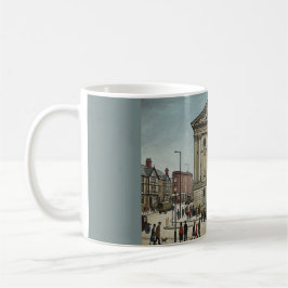 Lowry風のTodmorden Town Hall コーヒーマグカップ