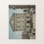 Lowry風のTodmorden Town Hall ジグソーパズル (縦)