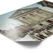 Lowry風のTodmorden Town Hall フォトプリント (角)