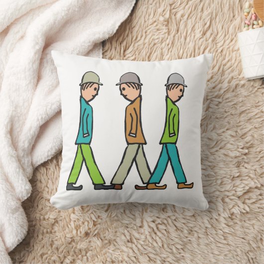 Lowry Matchstick Men クッション (ブランケット)