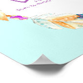 Loxley羽ビーズリース名ポスター ポスター (角)