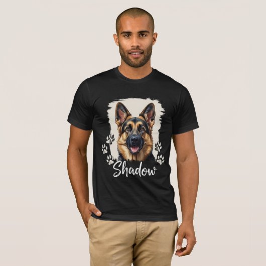 Loyal Companion German Shepherd Tee Tシャツ (正面フル)