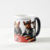 Loyal Pack – Poker Dogs Magic Morphing Mug モーフィングマグカップ (正面右)