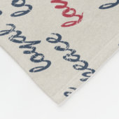 Loyal to My Peace Fleece Blanket フリースブランケット (角)