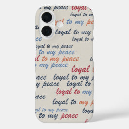 Loyal to My Peace  iPhone Cases 16 iPhone 16ケース