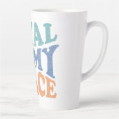 Loyal to My Peace Mugs & Cups カフェラテマグ (右)