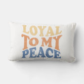 Loyal to My Peace Pillows ランバークッション (裏面)