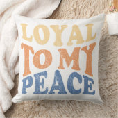 Loyal to My Peace Throw Pillows クッション (ブランケット)