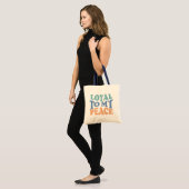 Loyal to My Peace Tote Bag トートバッグ (正面(モデル))