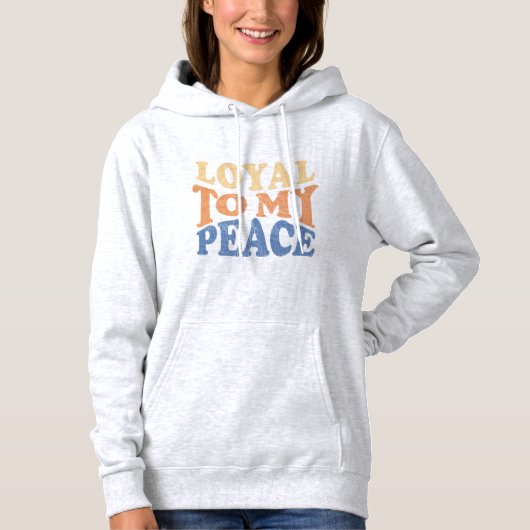 Loyal to My Peace Women's Hoodies パーカ (正面)