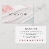 Loyalität 10 Nails Lashes Beauty Visitenkarte 名刺 (正面/裏面)