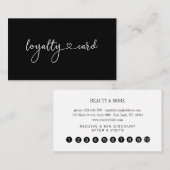 Loyalität 10 Nails Lashes Beauty Visitenkarte 名刺 (正面/裏面)