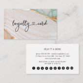 Loyalität 10 Nails Lashes Beauty Visitenkarte 名刺 (正面/裏面)