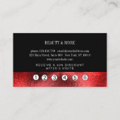 Loyalität 5 Nails Lashes Beauty Visitenkarte 名刺 (裏面)