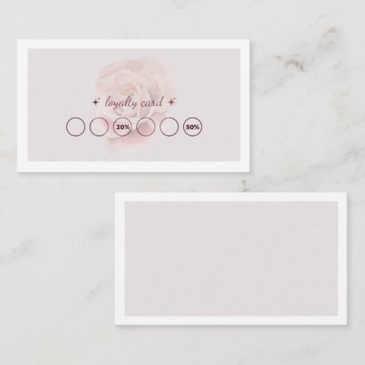 LOYALITY CARD 名刺 (正面/裏面)