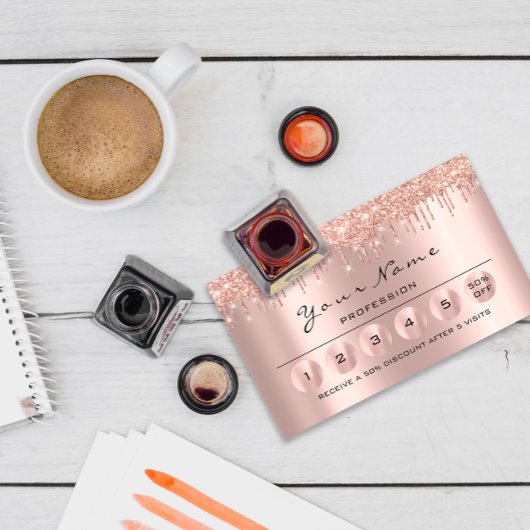 Loyaliy 6メイクアップヘアドライザーアイラッシュバラドリップ 名刺