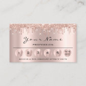 Loyaliy 6メイクアップヘアドライザーアイラッシュバラドリップ 名刺 (正面)