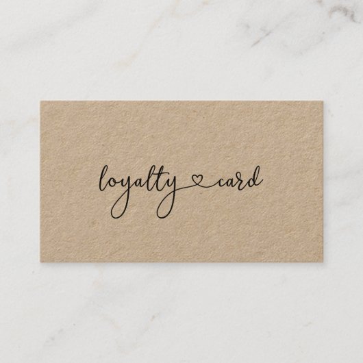 Loyalty 10 Nails Lashes Business Card Visitenkarte 名刺 (正面)
