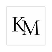 Loyalty Card Business Initials Monogram Logo セルフインキングスタンプ (デザイン)