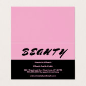 Loyalty Card for Beauty Salon 名刺 (外部フラット)