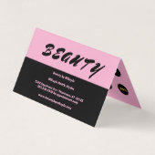 Loyalty Card for Beauty Salon 名刺 (正面)