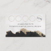 Loyalty Card for Nail Technicians & Beauty Prof 名刺 (裏面)