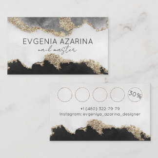 Loyalty Card for Nail Technicians & Beauty Prof 名刺