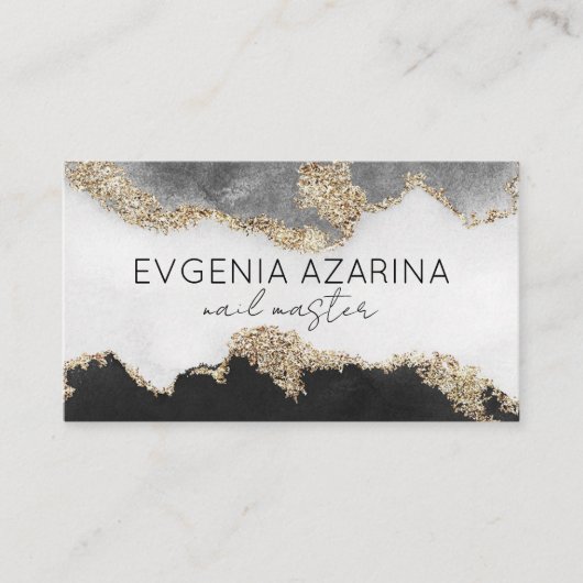 Loyalty Card for Nail Technicians & Beauty Prof 名刺 (正面)