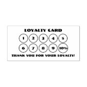 Loyalty Discount 10pc セルフインキングスタンプ (デザイン)