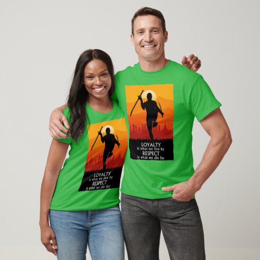 Loyalty Is What We Live By Respect Is What We Die  Tシャツ (ユニセックス)